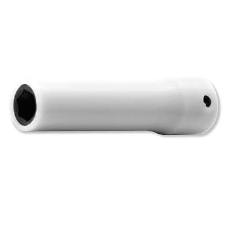 Ko-Ken Socket with Plastic Protector 14mm 6 Point 80mm Turnable POM cover 3/8 Sq. Drive 13300M-14FR